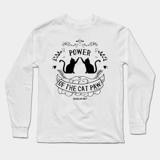 Power of the cat paw Long Sleeve T-Shirt